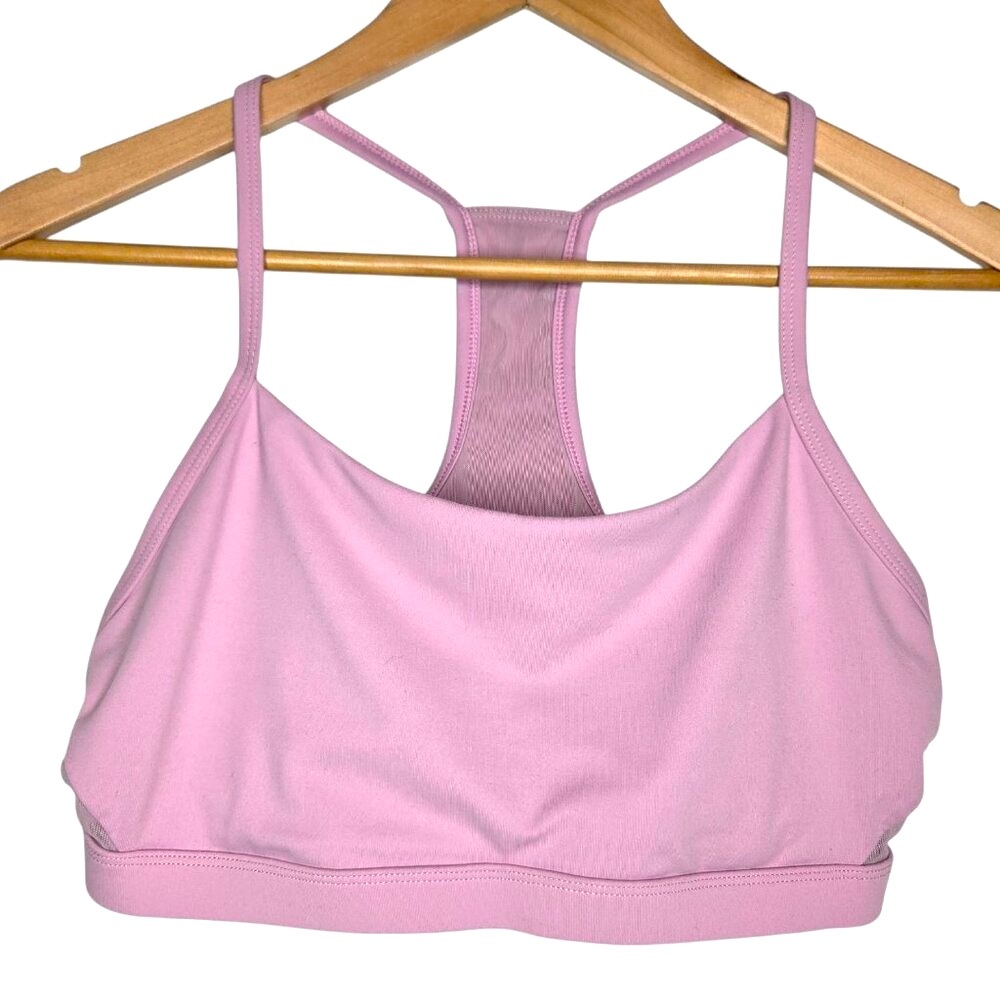 Fabletics T Back Sports Bra Women's Breathable Mesh Side Workout Gym Running XS